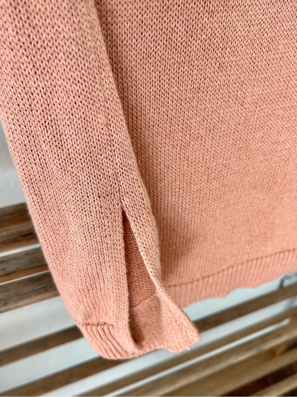 Marc O'Polo Dusty Coral Short Sleeve Knit Top - Picture 4 of 6